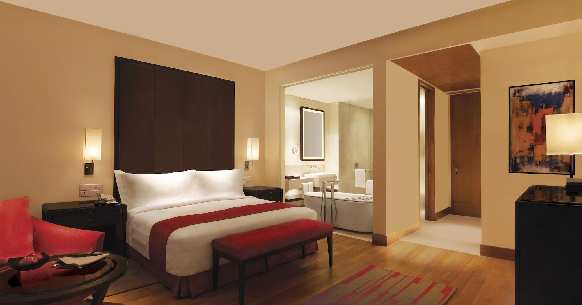 三叉戟海得拉巴酒店 外观 照片 A room at the Taj Mahal Palace